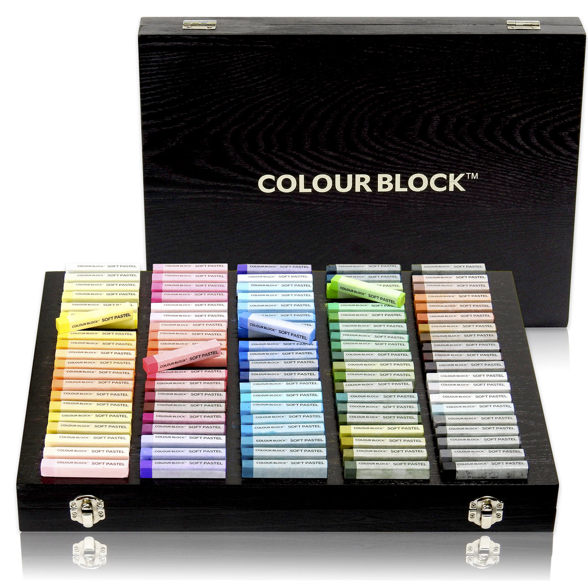 COLOUR BLOCK colour block 80pc soft pastels for artists, color