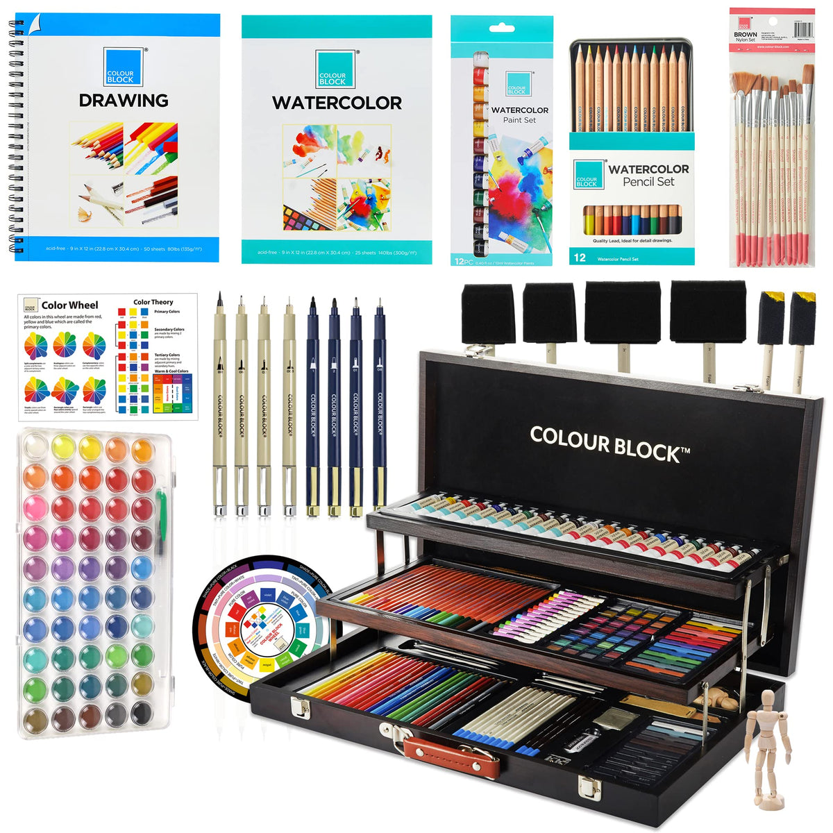 296pc Mixed Media Bundle Deal – Colour Block