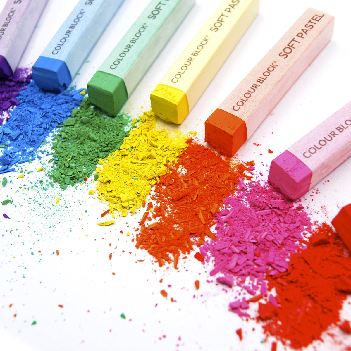 Pastel Chalk Pencils Primary Colors