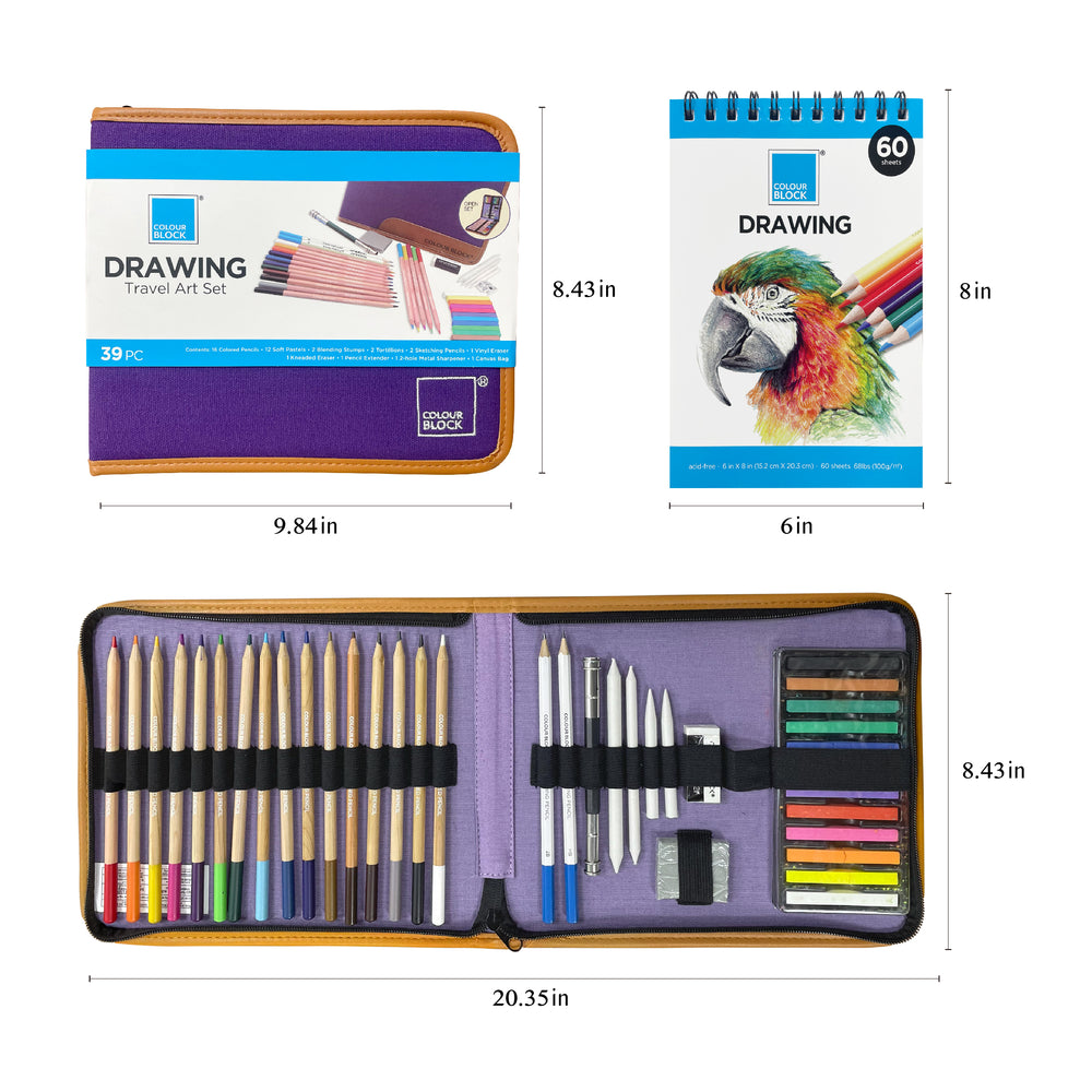 
                  
                    Drawing Travel Art Set - 40pc
                  
                