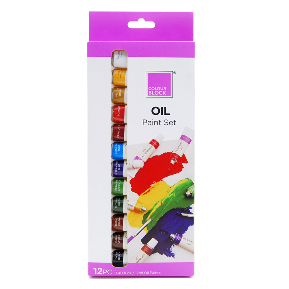 Oil Paint Set - 12pc – Colour Block