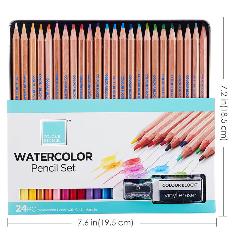 Colour Block Sketching Pencil Set - 12pc